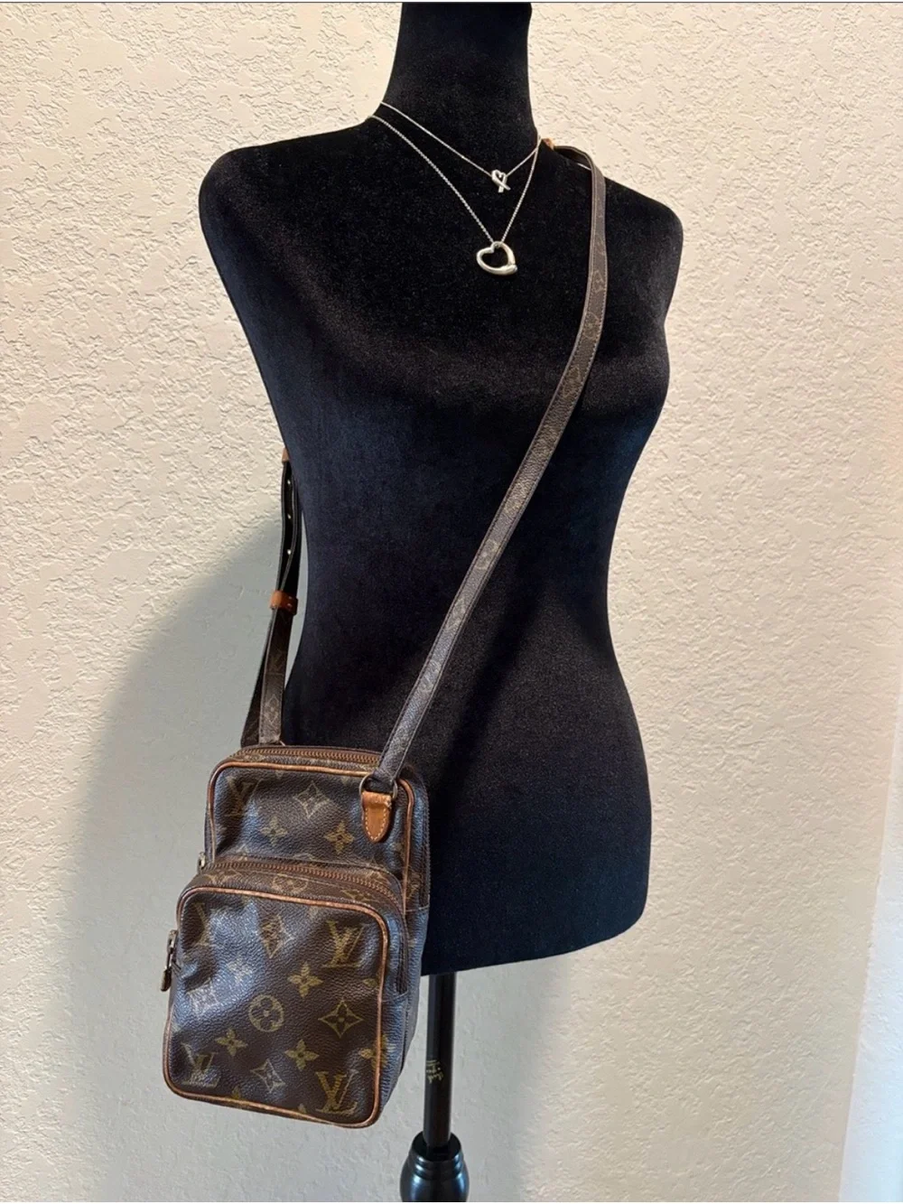 Louis Vuitton 872TH Mini Amazon Brown Monogram LV Shoulder Bag